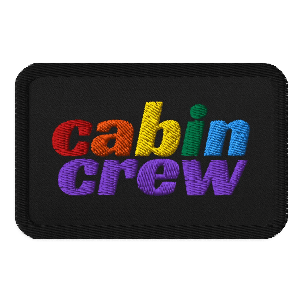 Cabin Crew (Pride Colours) - Embroidered Patch product image (1)