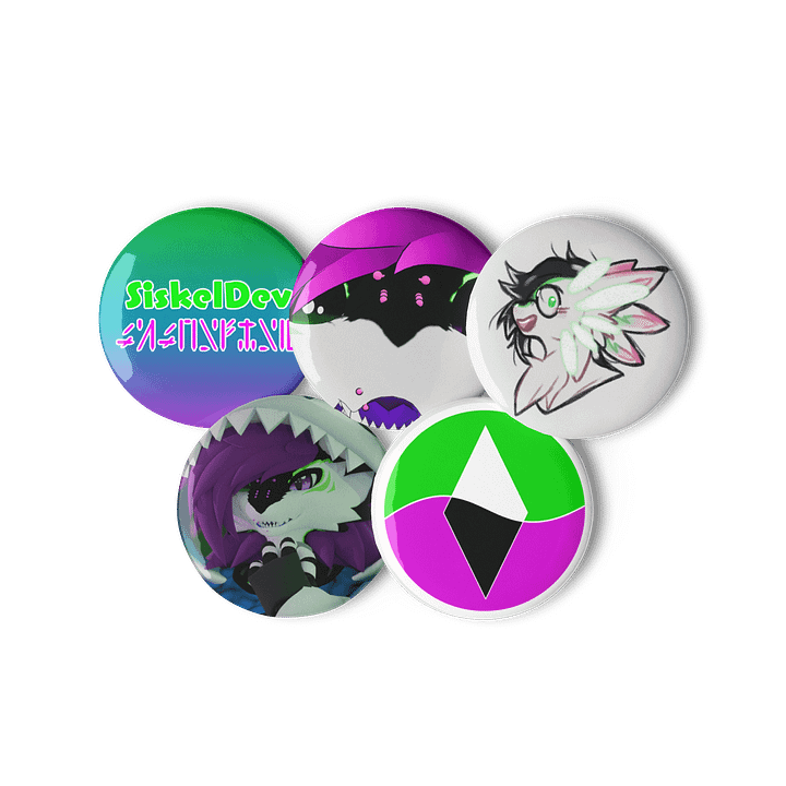 Furry Pin-Buttons product image (3)