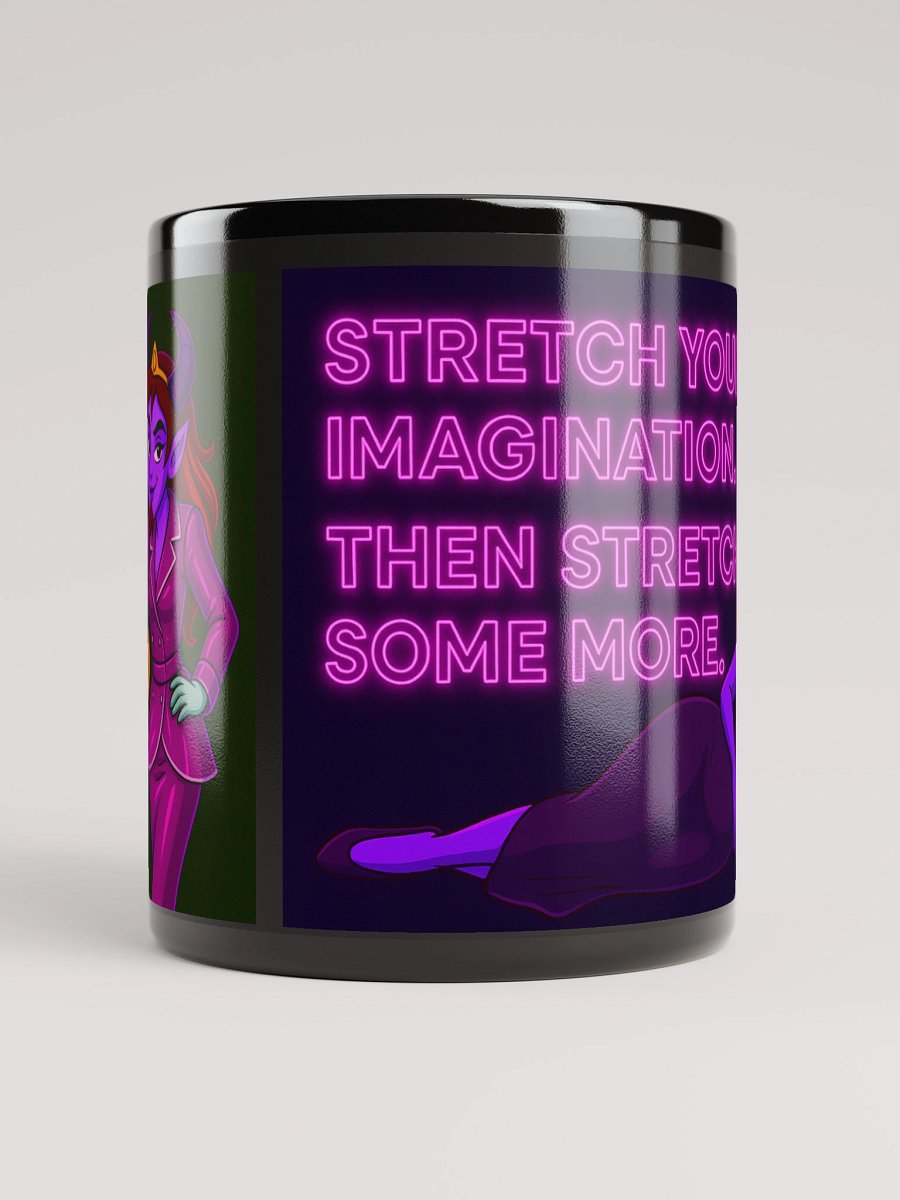 Stretch Belief Mug – Jaz the Glam Demonette | Funny PVC Kink Mug product image (5)