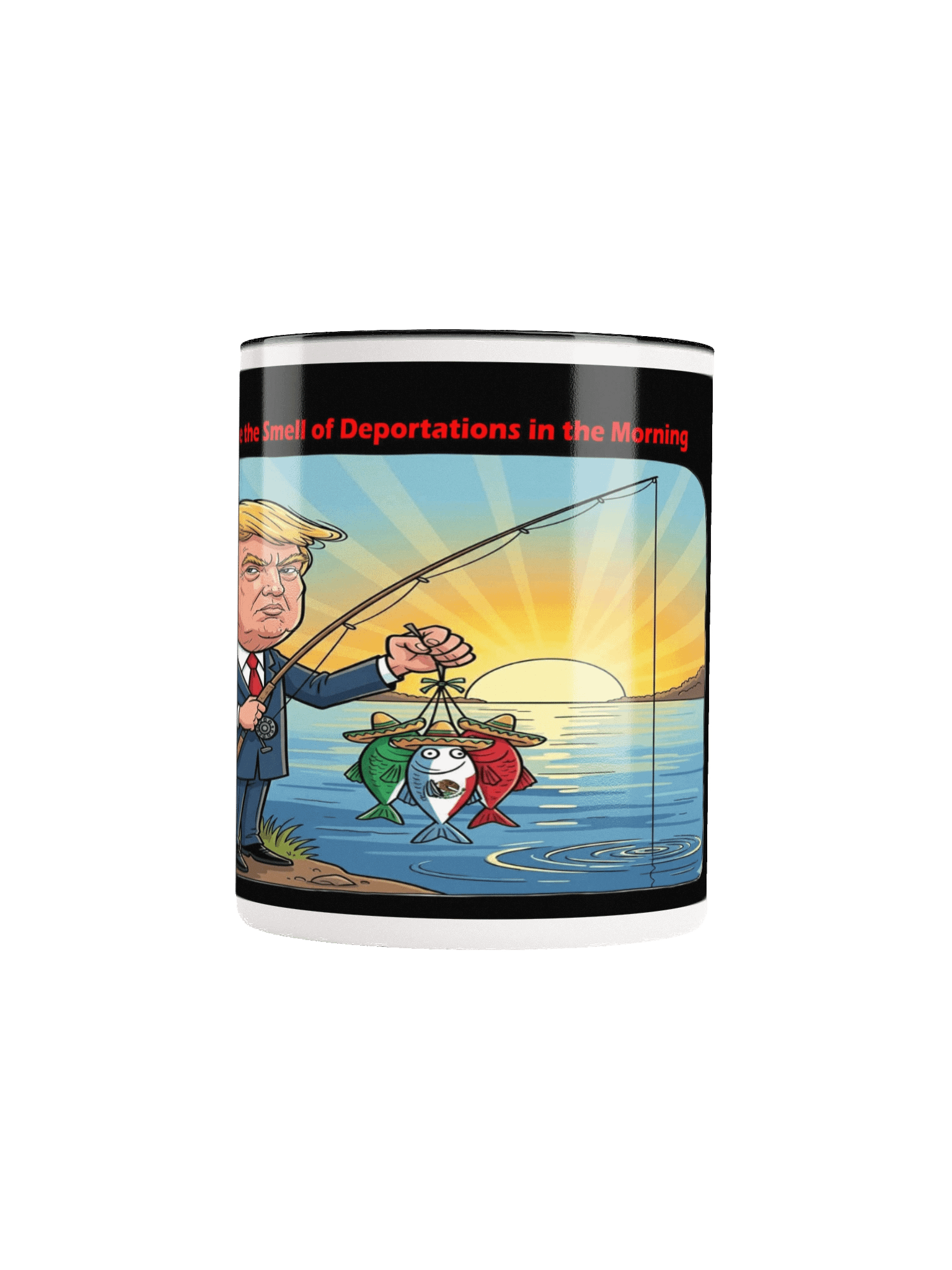 Trump Fisherman Ceramic Mug product image (1)