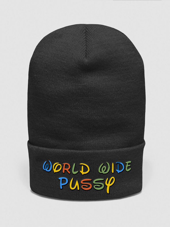 World Wide Pussy Cuffed Beanie product image (3)