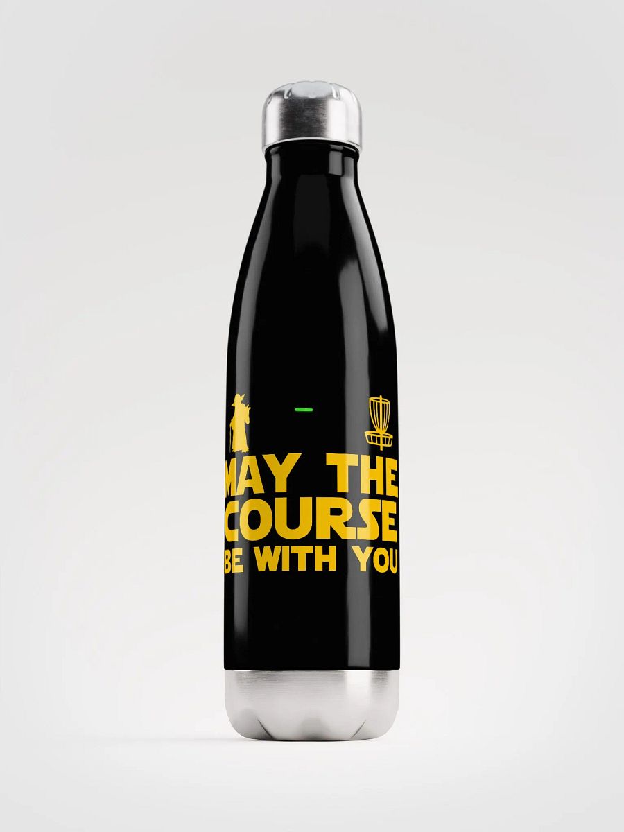 May the course be with you - stainless steel bottle product image (1)