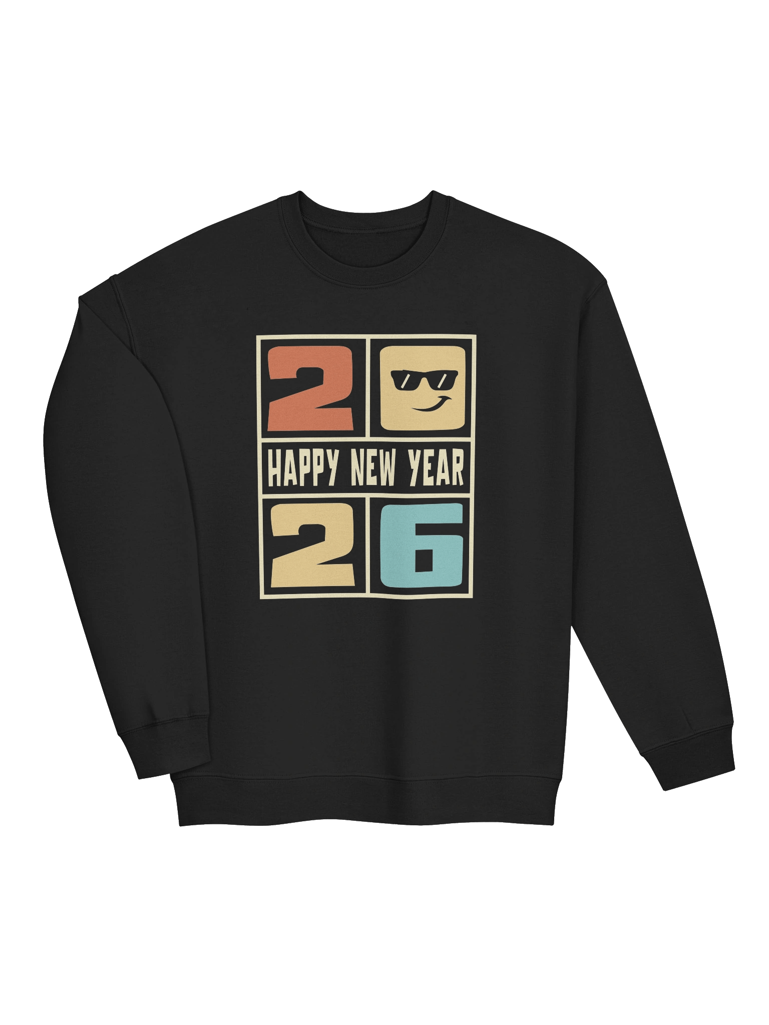 2026 Happy New Year Sunglasses Crewneck | Cozy & Festive product image (2)