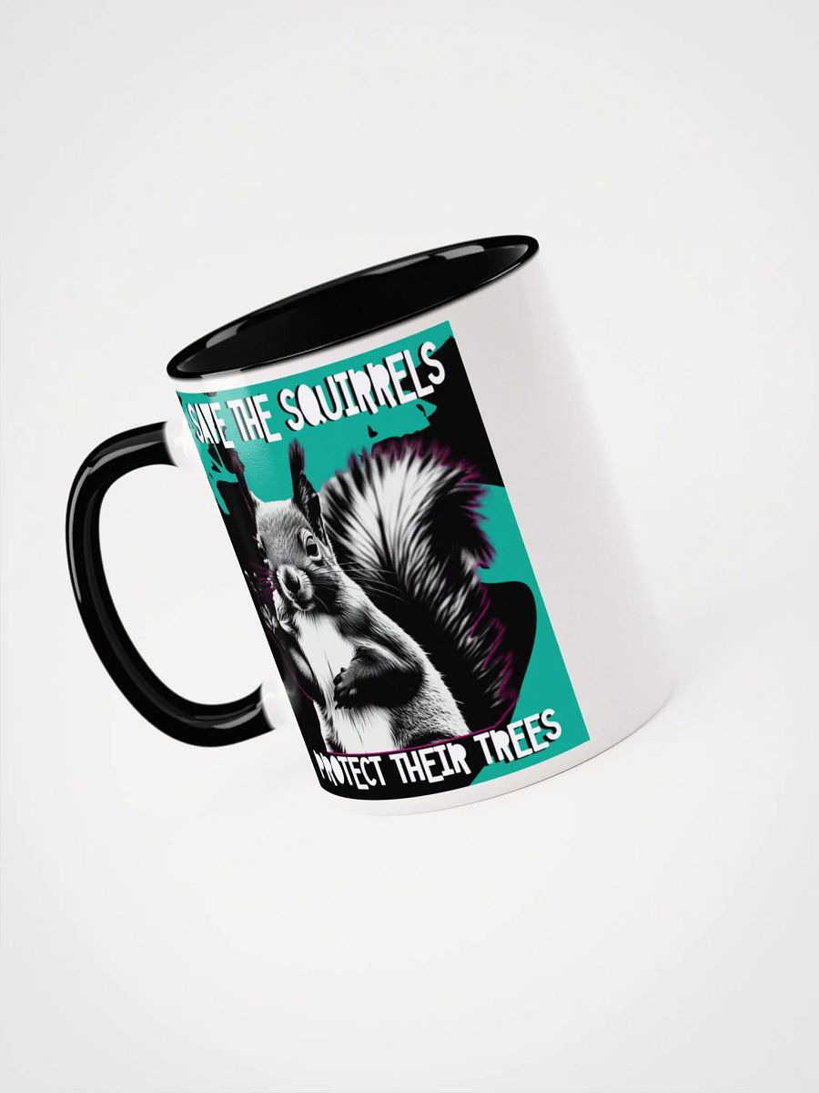 save the squirrels, protect their trees. Ceramic Mug product image (5)