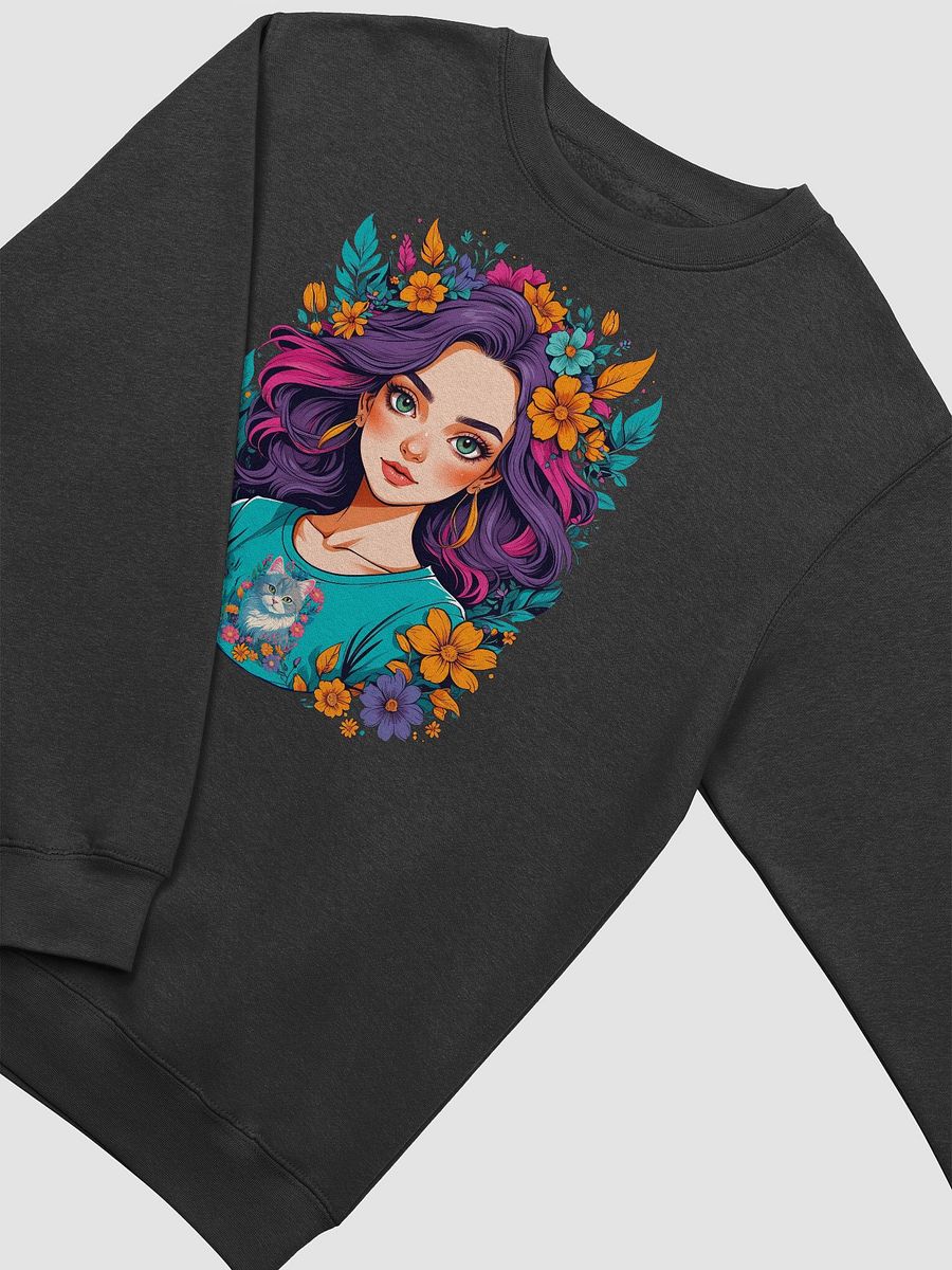 Bloomcore Flower Girl v2- Lane Seven Premium Crewneck Sweatshirt product image (3)