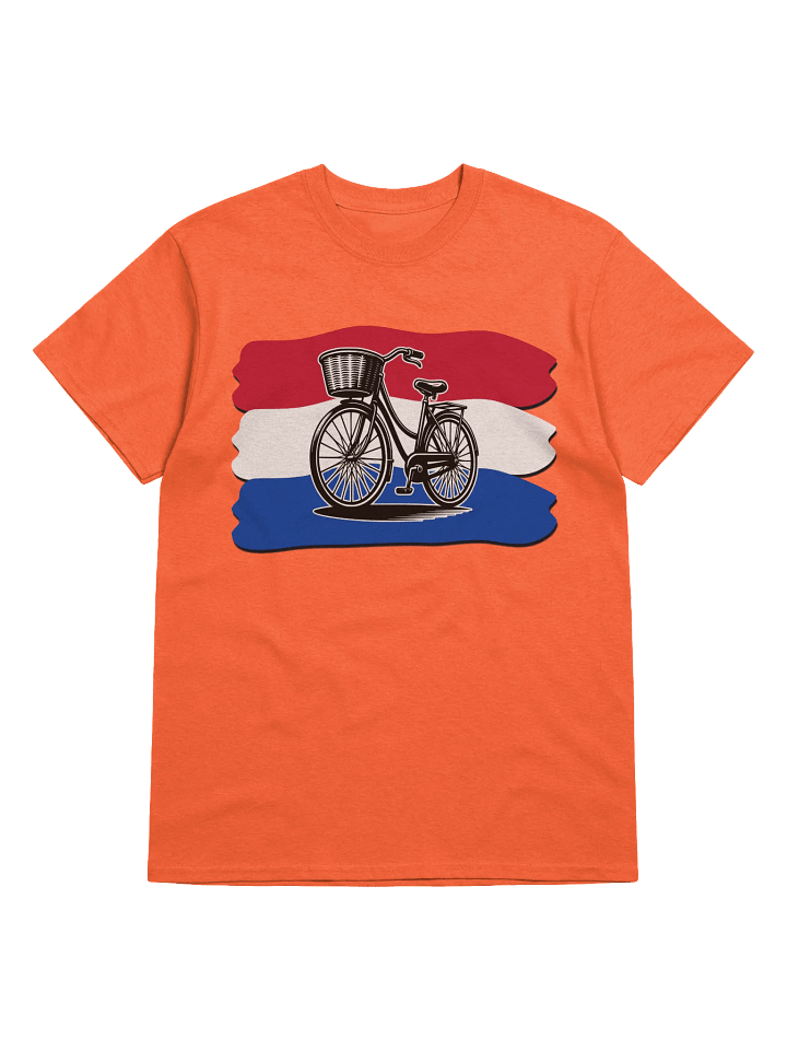 Netherlands Flag And Bicycle Classic Unisex T-Shirt product image (3)