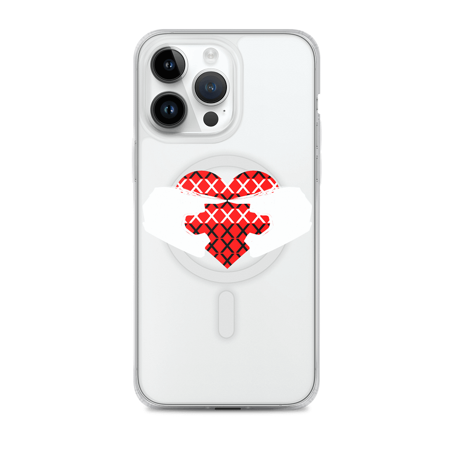 Valentine Matching Off-Road Helmet Heart (White) Phone Case product image (1)