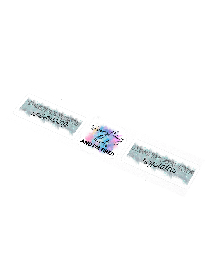 3 pack of Kiss Cut Stickers product image (1)
