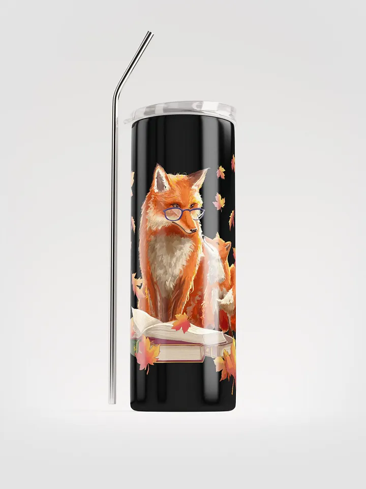 Fall Fox Family Cup with Straw product image (2)