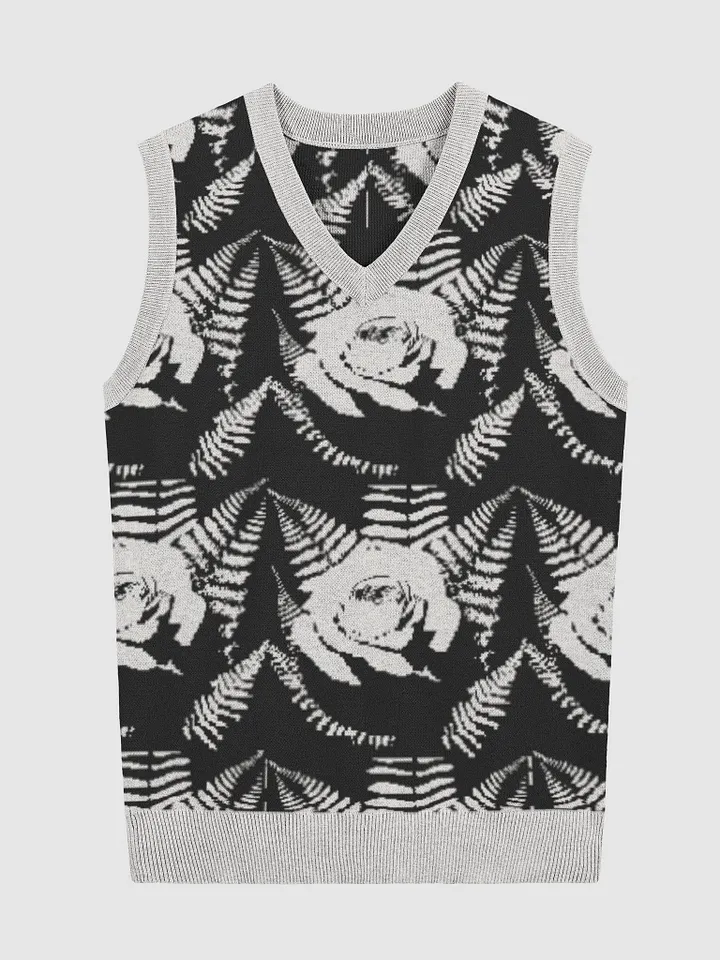 Timeless Style Meets Modern Comfort: The Rose Jacquard V-Neck product image (3)