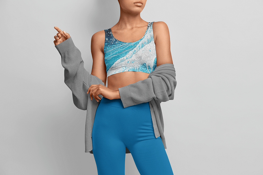 Winter Frost, Padded Sports Bra product image (2)