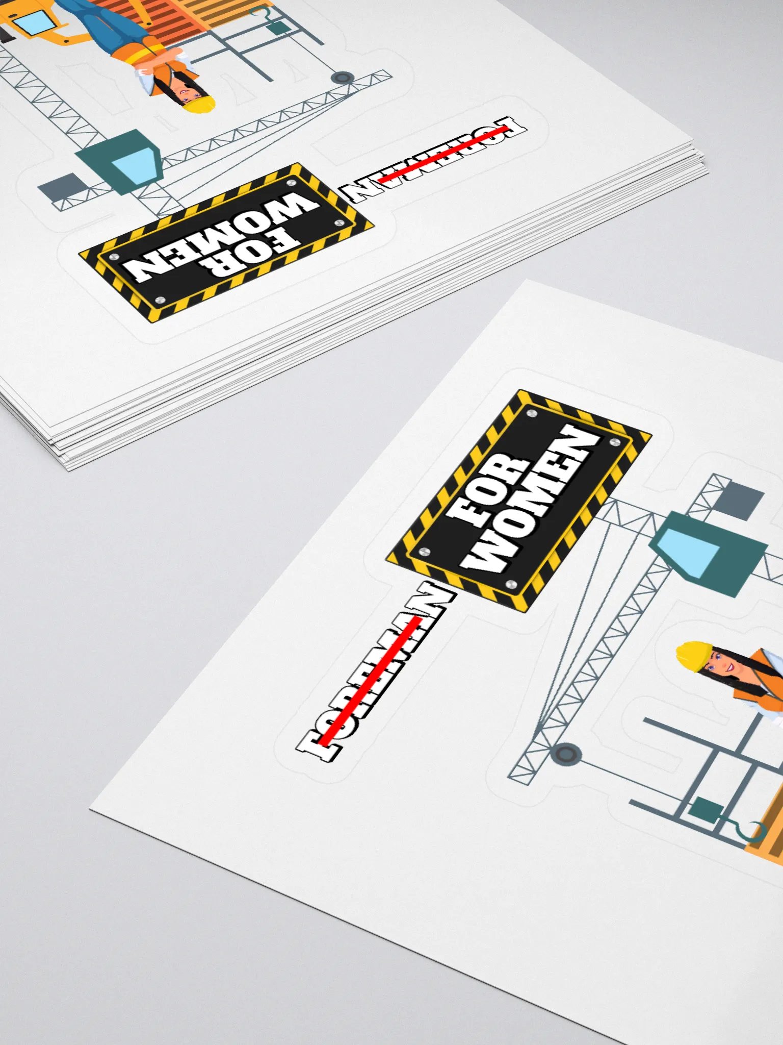 For Women Construction Sticker product image (4)