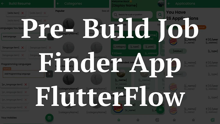 Job Finder App Flutterflow product image (1)