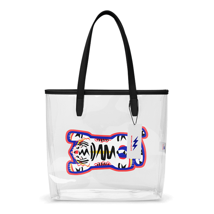 White Electric Tiger - Clear Tote product image (1)