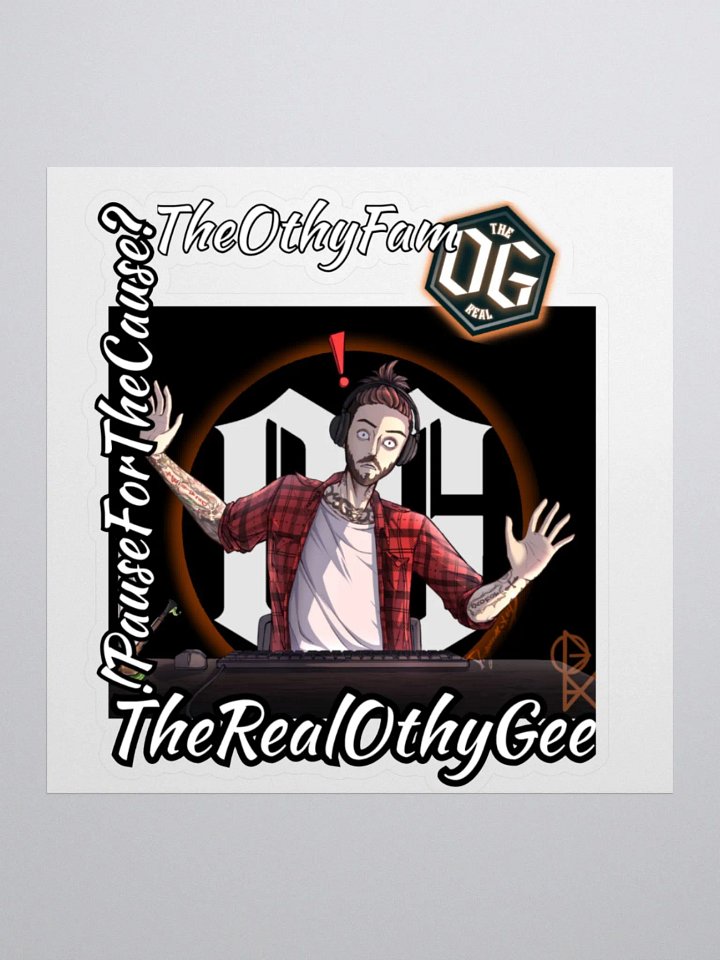 TheRealOthyGee Kiss Cut Stickers product image (1)