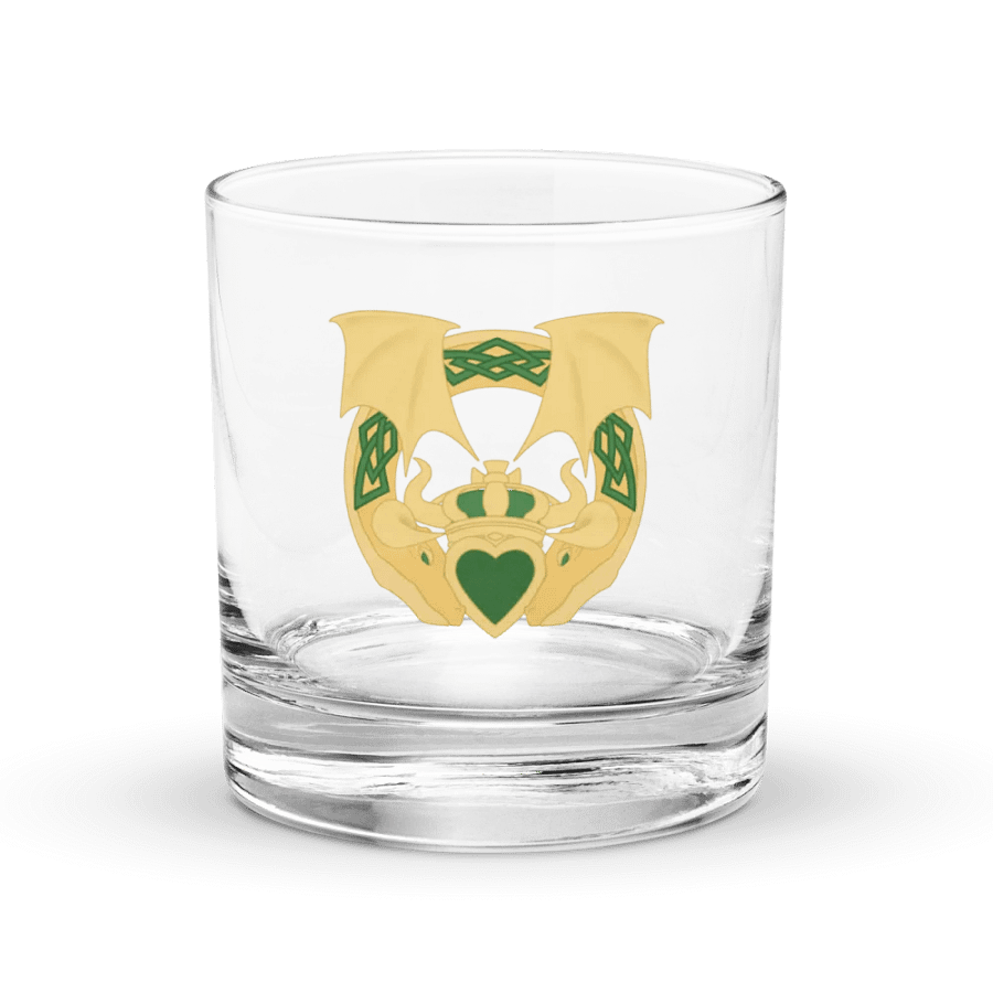 On The Rocks Báirseach Crest Glass product image (1)