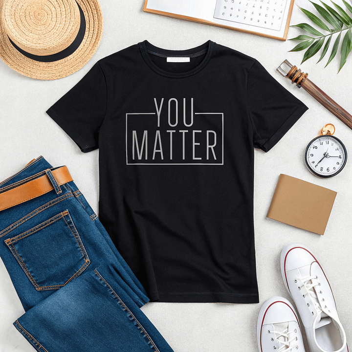 You Matter - Women's Black T-Shirt product image (2)