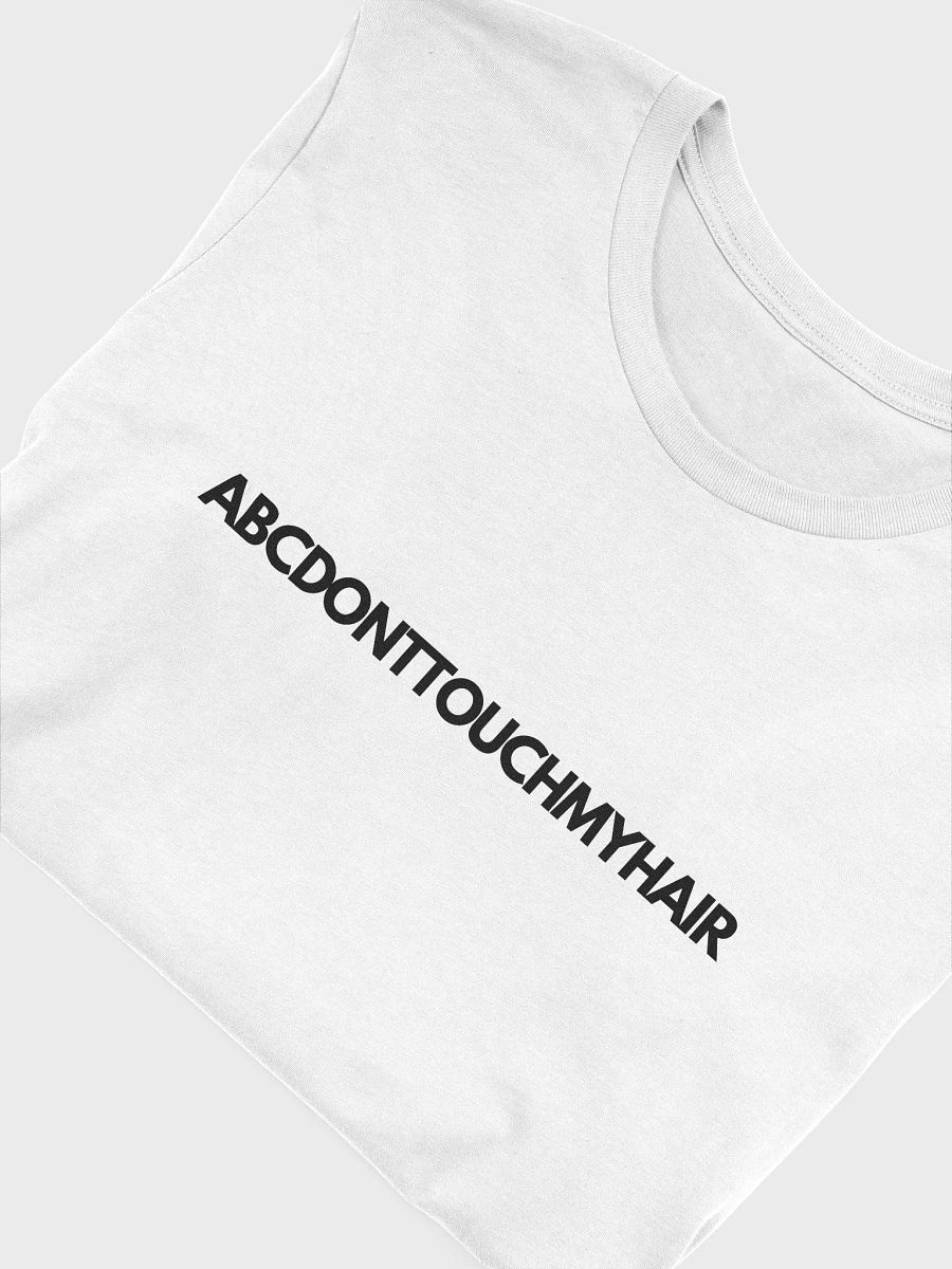 ABC Don't Touch My Hair Tee (white) product image (45)