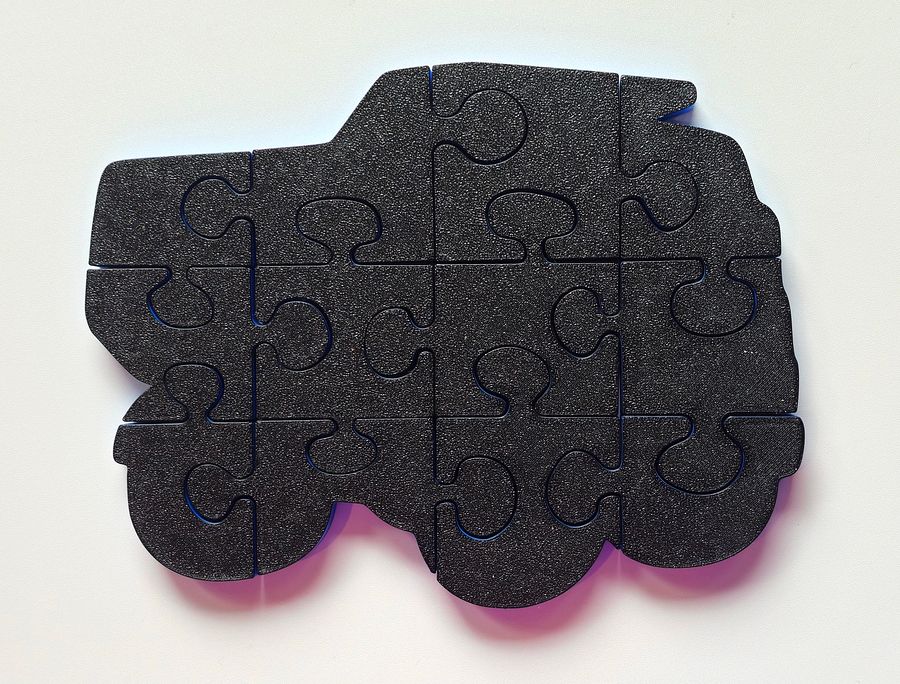 🚛 Dump Truck 3D Printed Jigsaw Puzzle – A Fun & Engaging Construction Puzzle! product image (3)