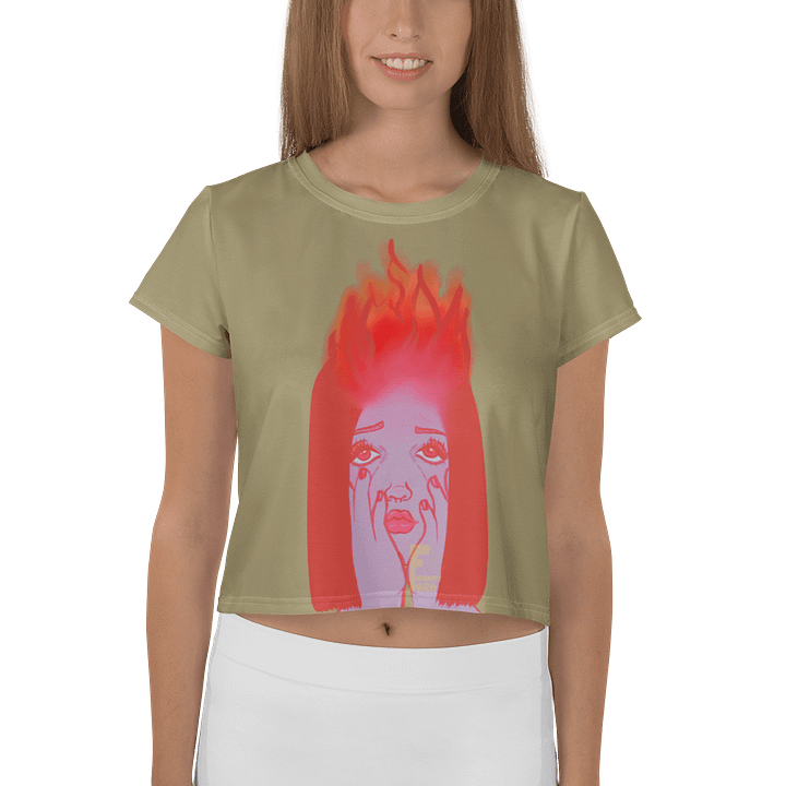 "Up in Flames" Crop Top product image (1)
