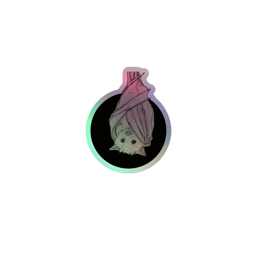 Baby Bat Holographic Sticker product image (1)