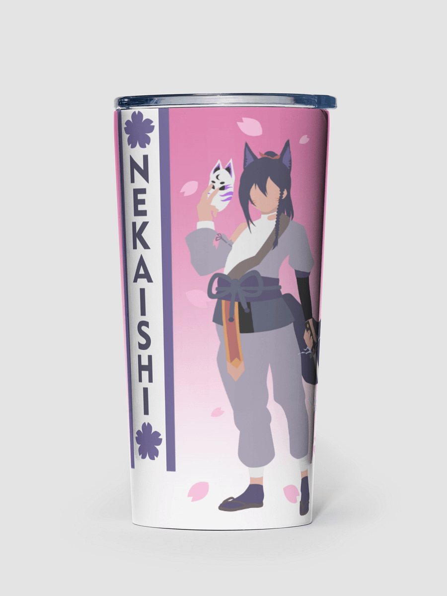 20oz Stainless Steel Tumbler - LowPro | Light Mode | Pink Fade product image (1)