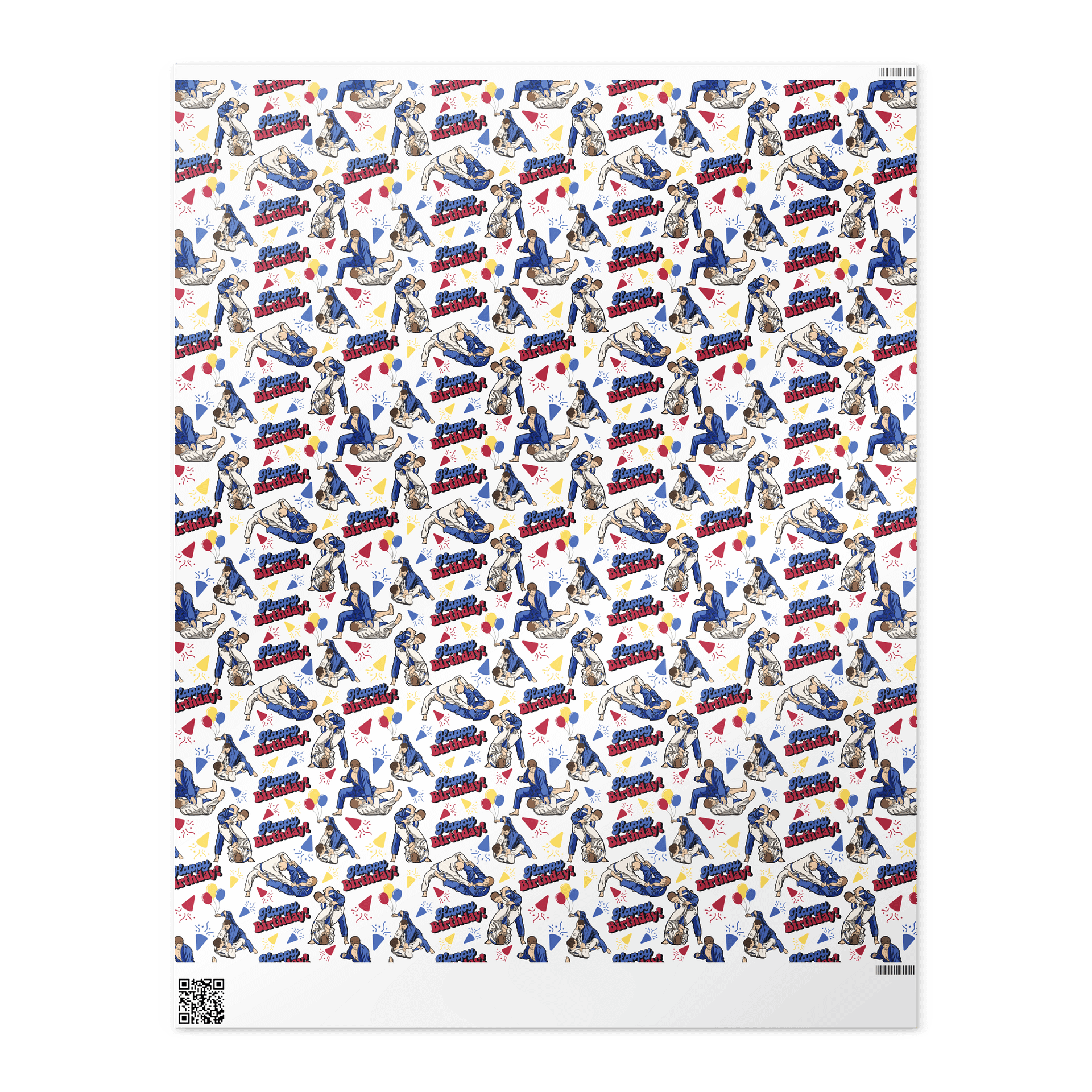 Jiu Jitsu Birthday Wrapping Paper product image (4)