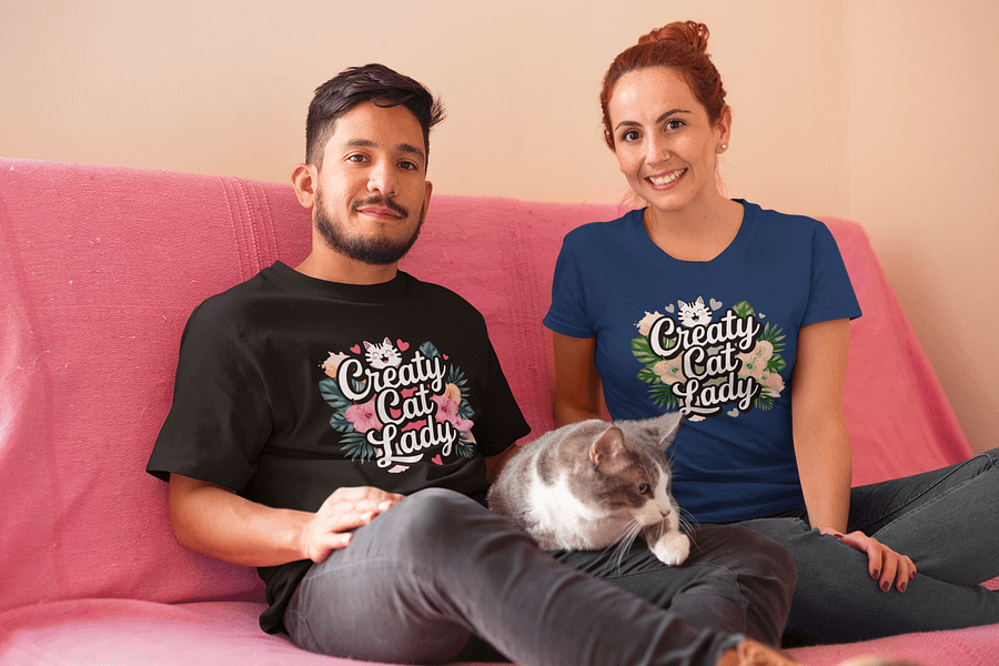 Creaty Cat Lady Tee product image (5)