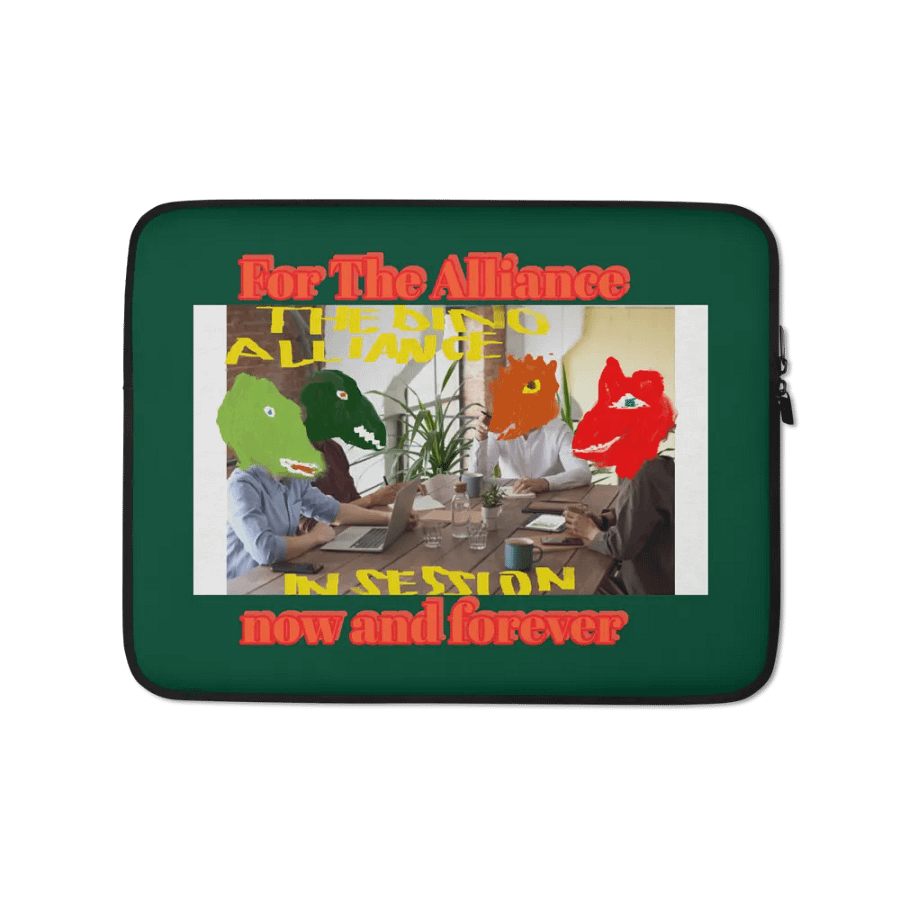 A Laptop sleeve for The Dino Alliance product image (1)