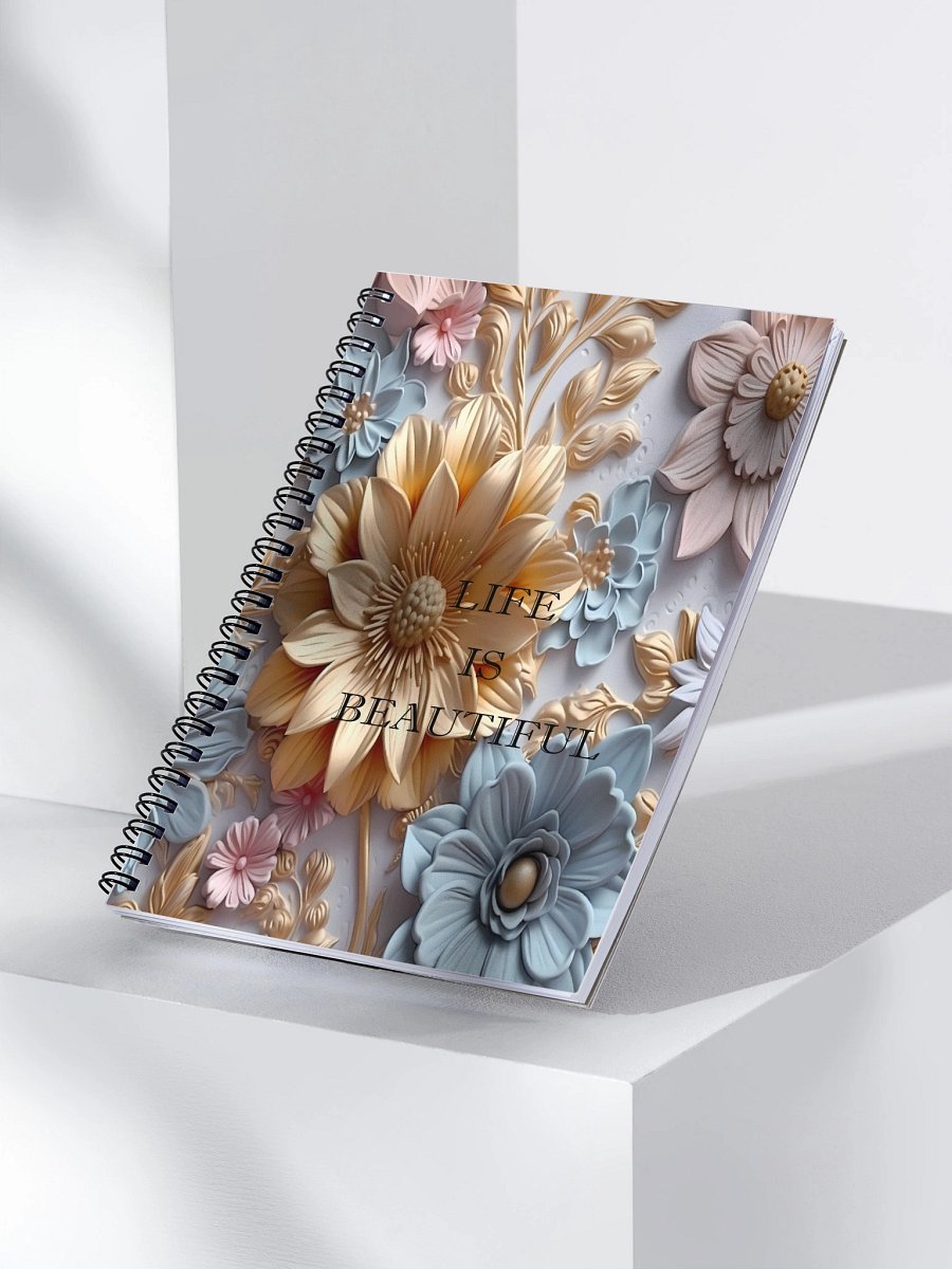 Floral Bliss Spiral Notebook product image (3)