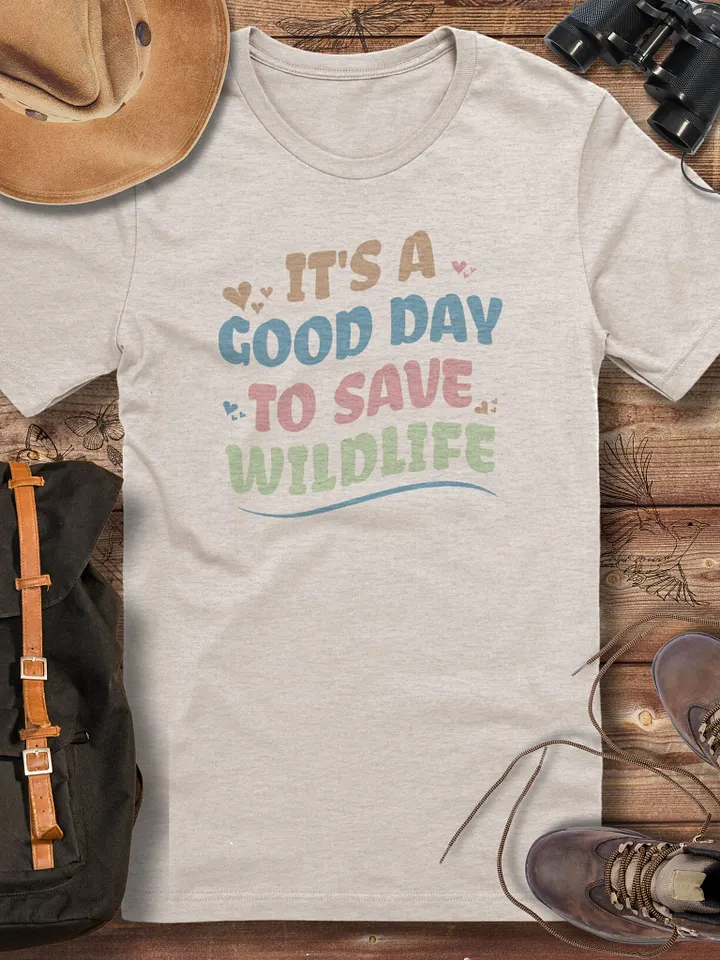It's a Good Day to Save Wildlife T-Shirt, Volunteer Tee, Wildlife Rescue T-shirt product image (1)
