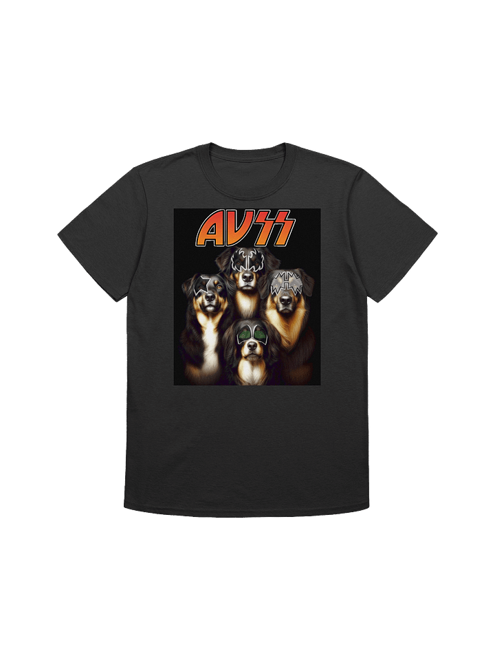 Australian Shepherd AUSS Hard Rock Heavy Metal T-Shirt product image (1)
