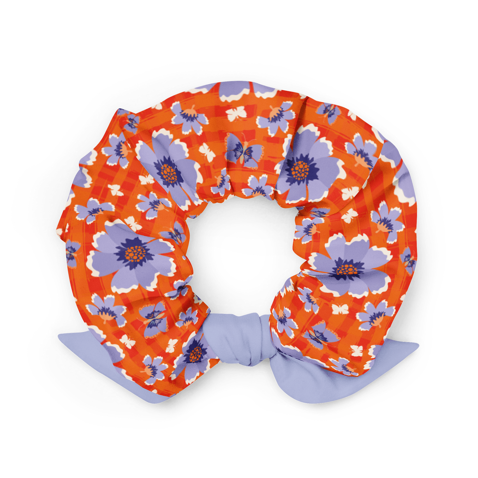 Orange Bloom Scrunchie | Sustainable Hair Accessory product image (2)