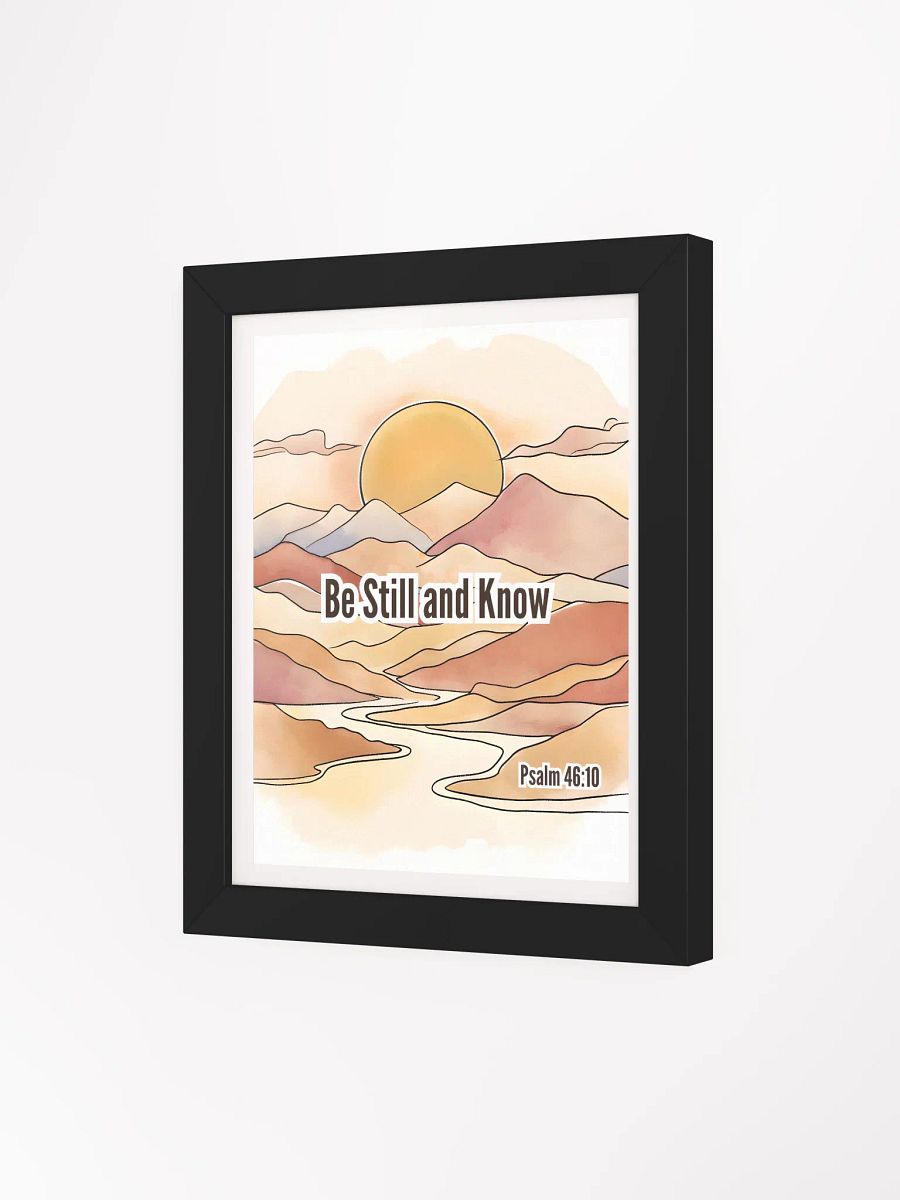 Be Still and Know