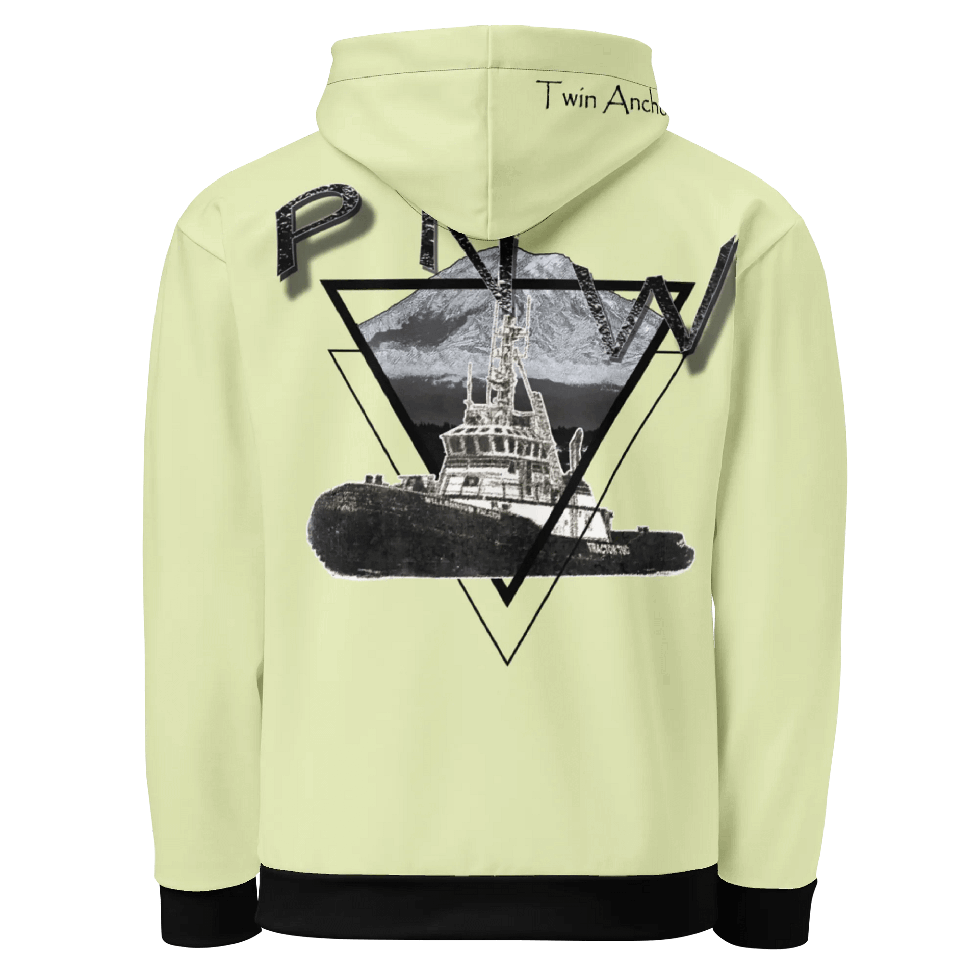 Snow Flurry Red Triangle-Mt Raine- PNW Millennium Tug Hoodie product image (1)