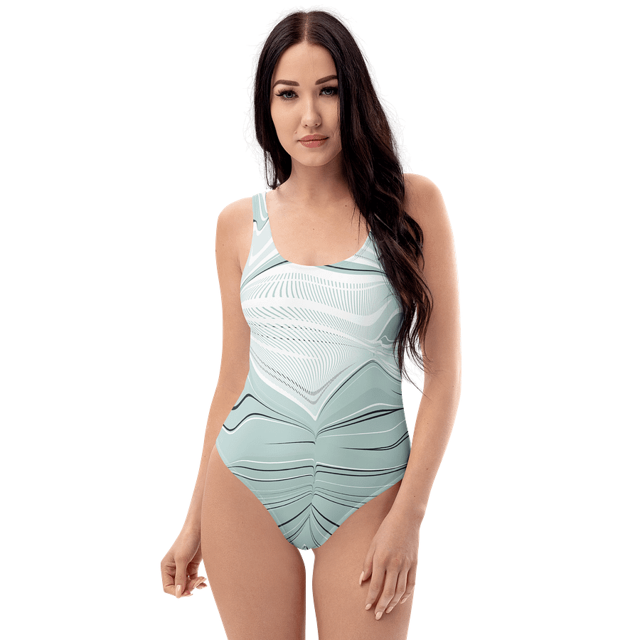 Ripple Effect Green Swimsuit product image (1)
