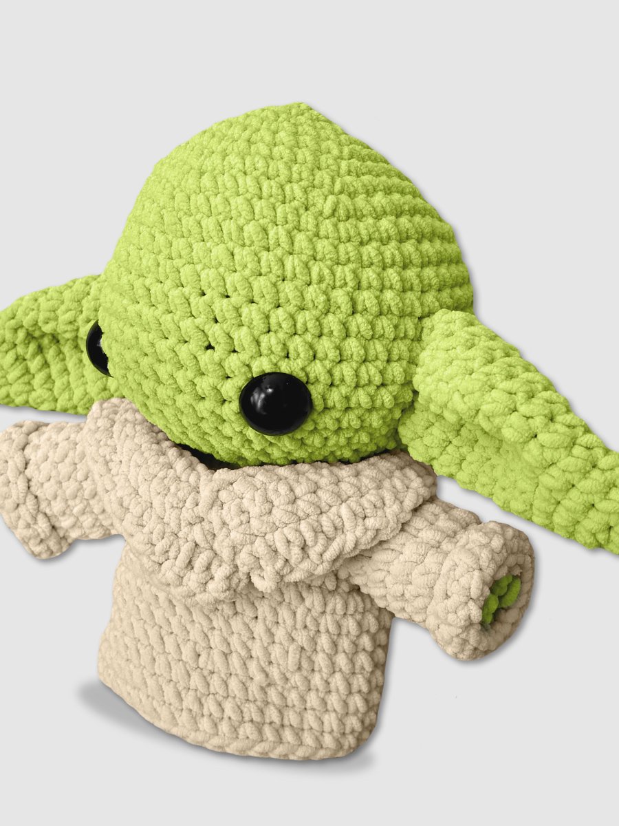 Adorable Green Alien - Handmade Crochet Plush product image (3)