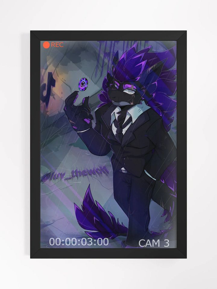"The Wolf of TikTok" Nardoragon Exclusive Framed High-Quality Matte Poster Poster product image (1)