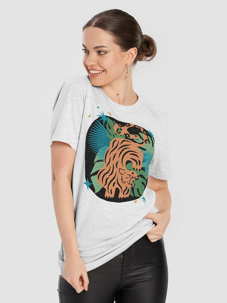 Jungle Roar: Tiger & Snake Illustration T-Shirt product image (4)