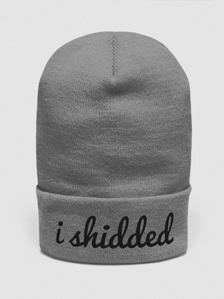 "i shidded" Beanie but in Black Font product image (2)