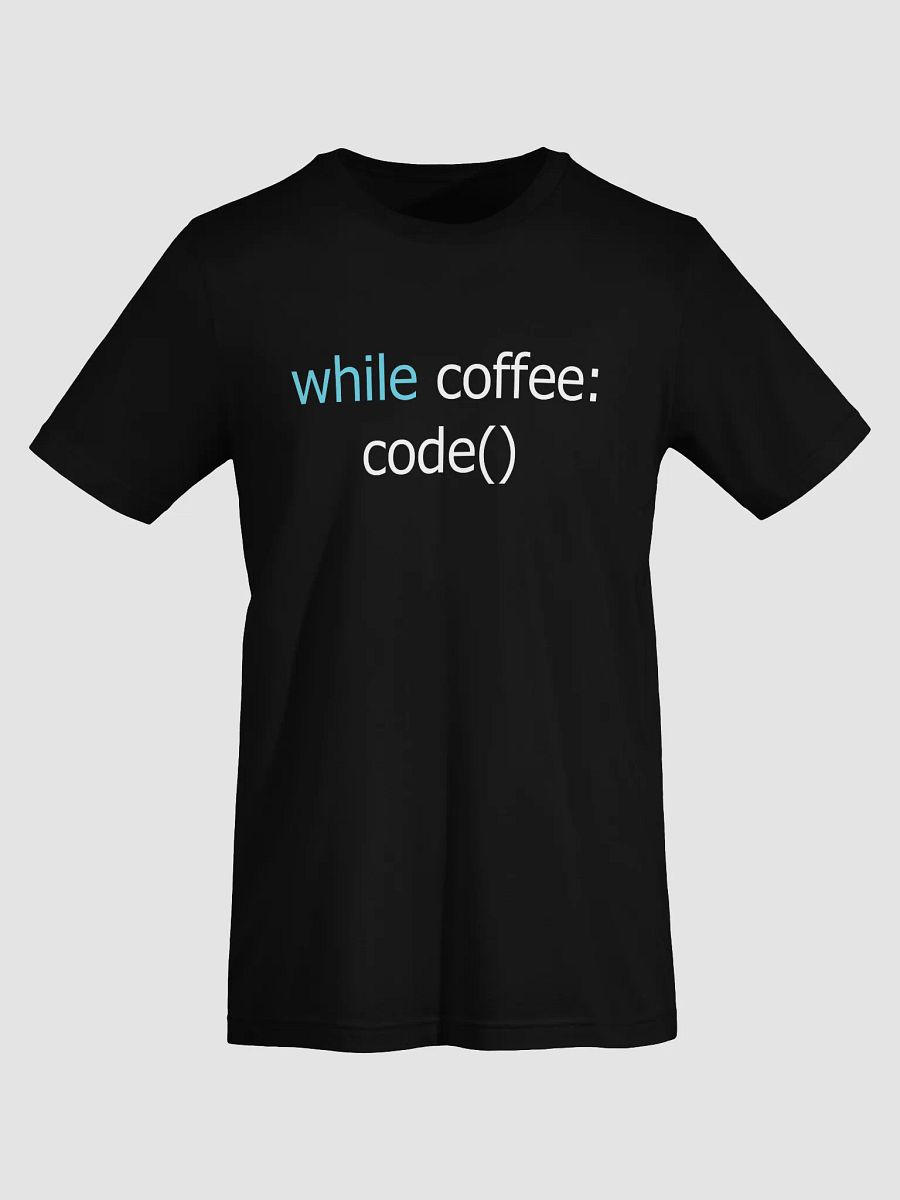 Python Coffee Code T-Shirt product image (13)