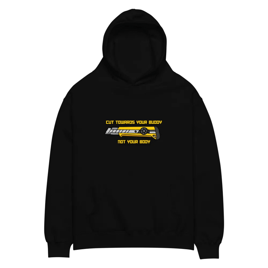 Safety Reminder Utility Knife Hoodie product image (2)