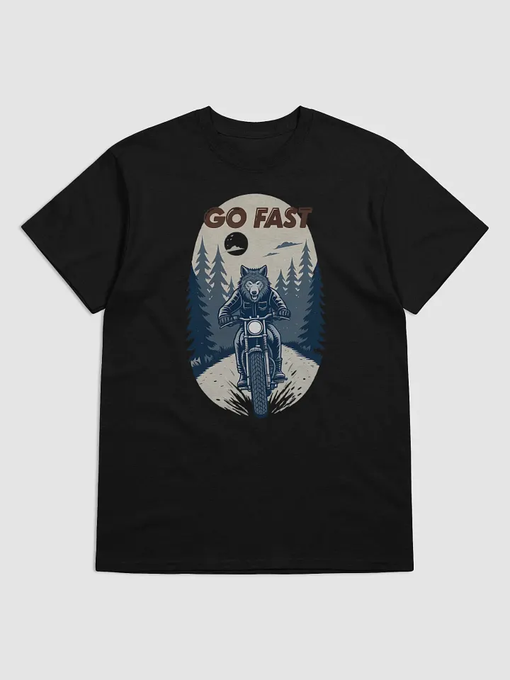 Midnight Rider Wolf T-Shirt product image (5)