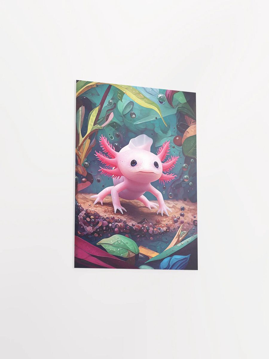 Axolotl the Underwater Dreamer Poster product image (15)