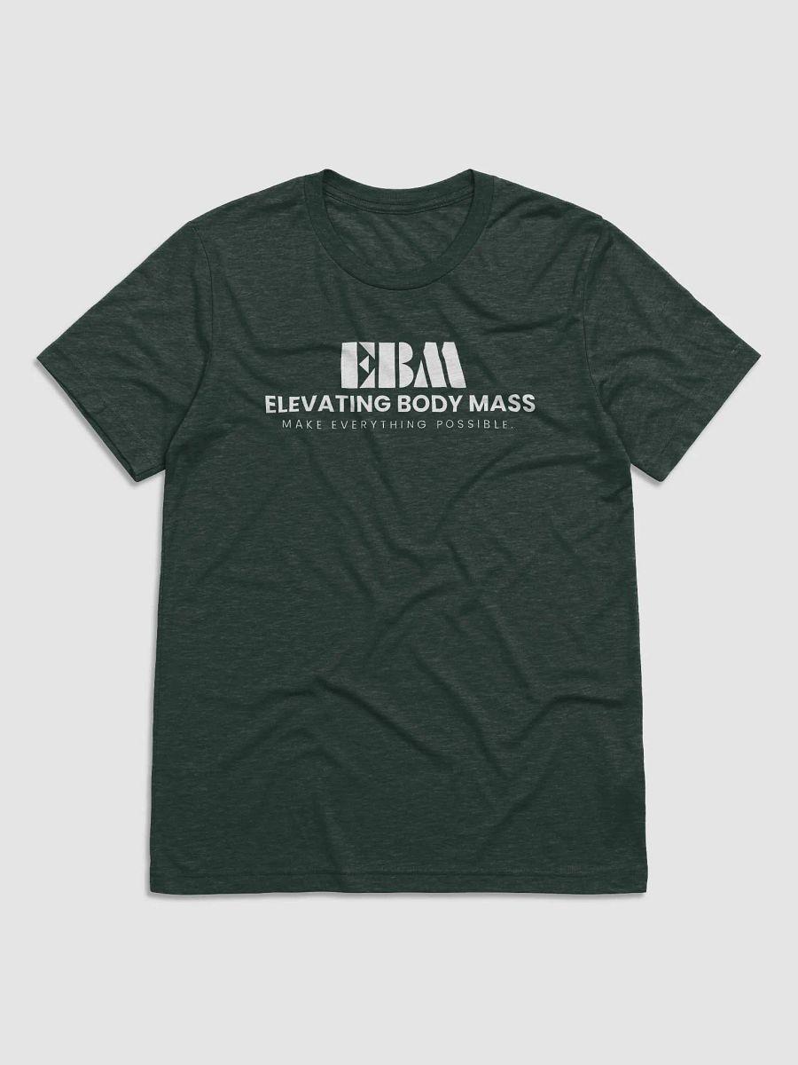 EBM Triblend Short Sleeve T-Shirt (White Logo) product image (20)