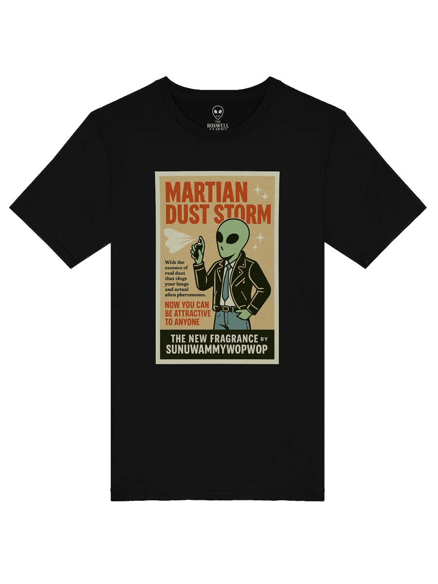 1950's Rocabilly Roswell Aliens Retro Men's Cologne Poster Unisex T-Shirt product image (47)