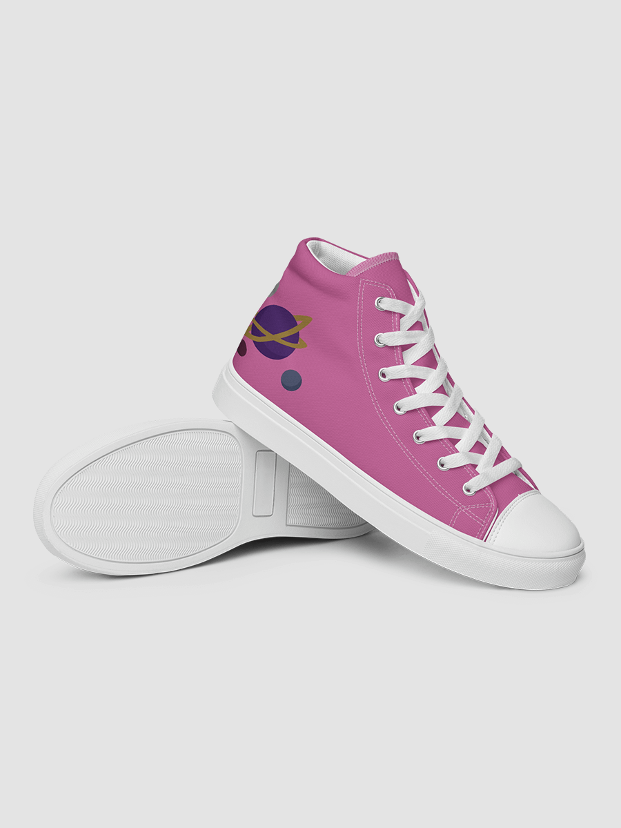 Women’s high top canvas shoes - Pink product image (3)