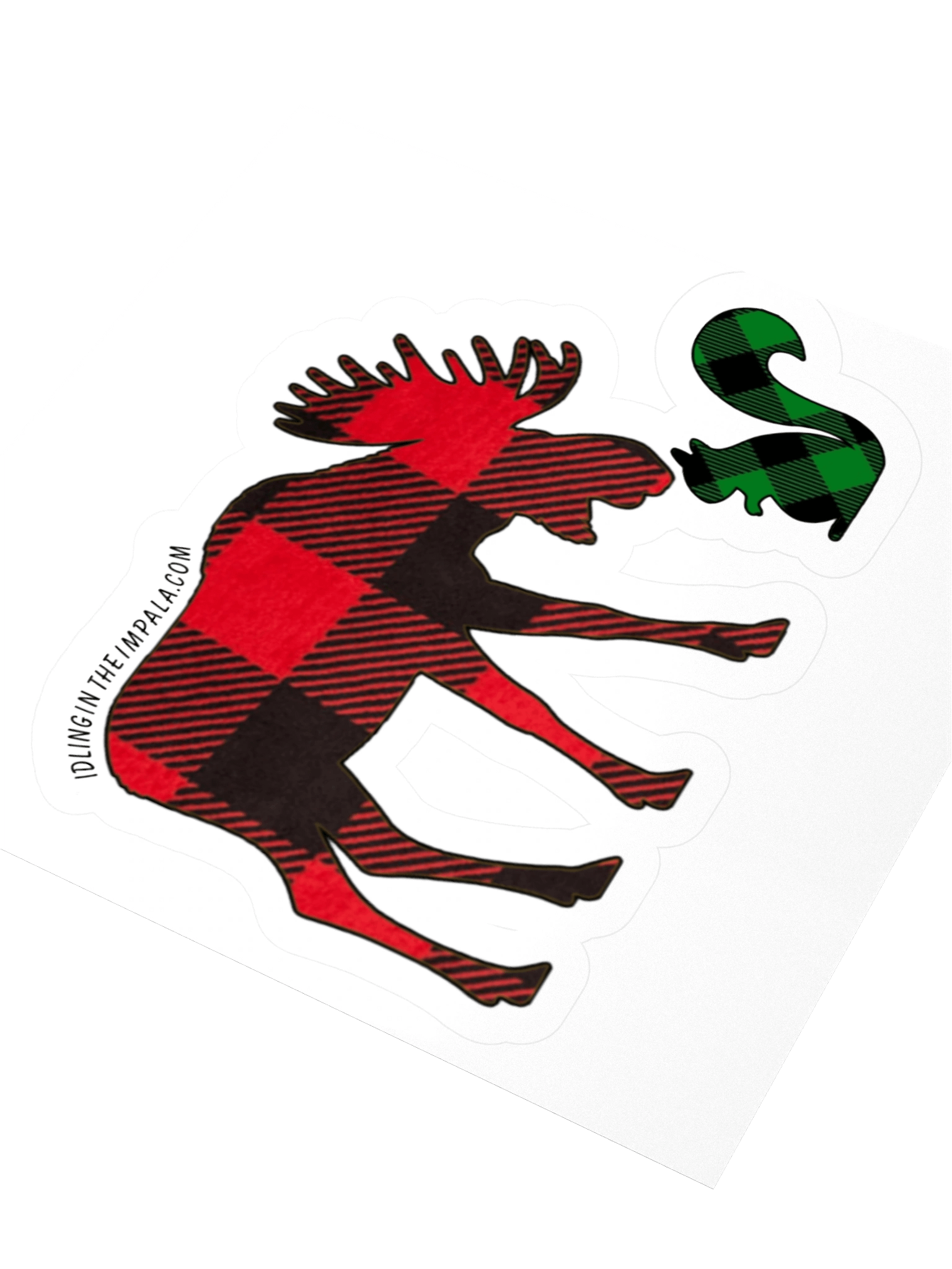 Moose and Squirrel Sticker product image (8)