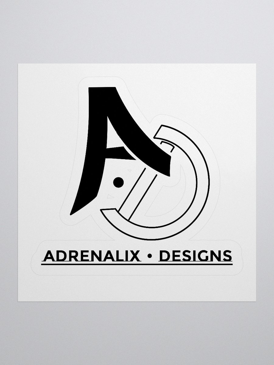 Adrenalix Designs logo and name stickers product image (3)