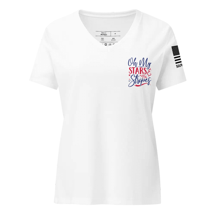 Starry Patriotic V-Neck Tee product image (1)